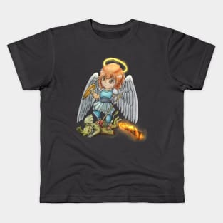 Saint Michael Chibi Kids T-Shirt